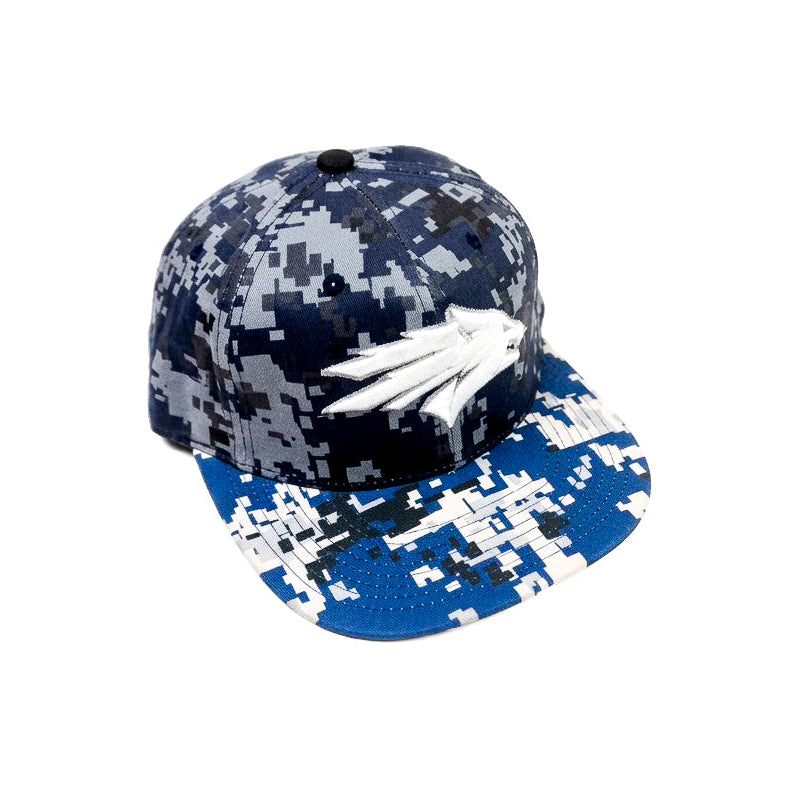 Zephyr White Tiger Mozaic Snapback Cap