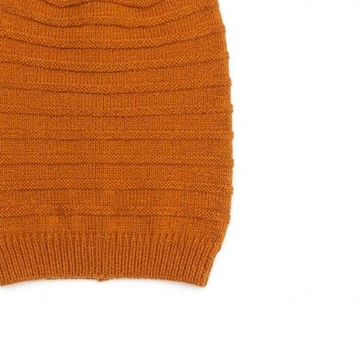 Oversized Orange Beanie