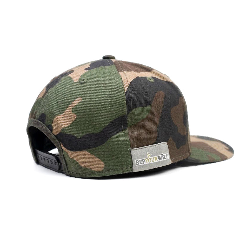 Repyourwild Camo Snapback Cap