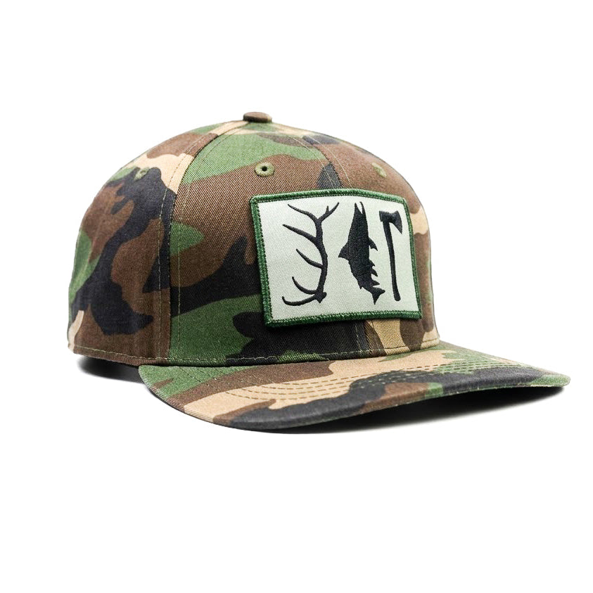 Repyourwild Camo Snapback Cap