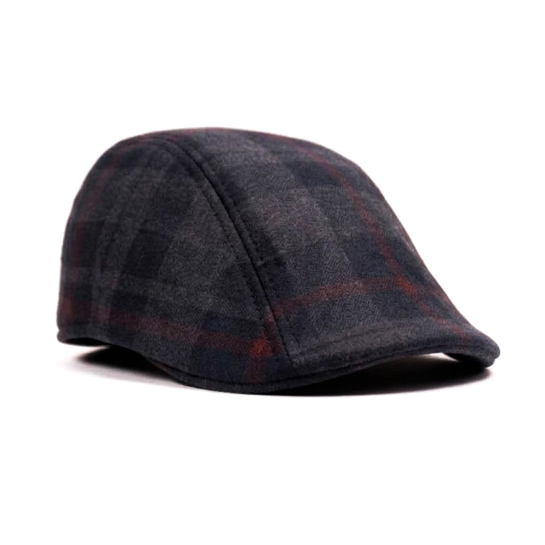 Red Arbitrage Newsboy Cap