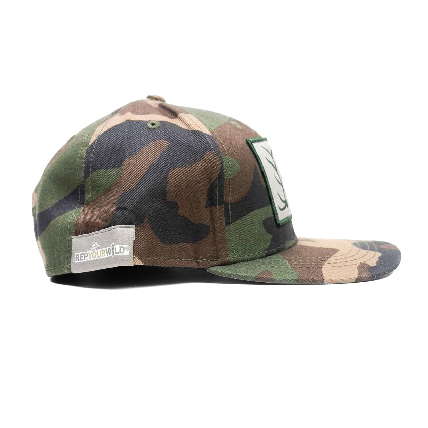 Repyourwild Camo Snapback Cap