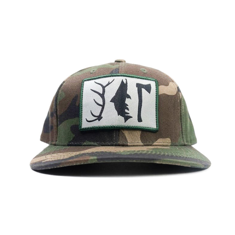 Repyourwild Camo Snapback Cap