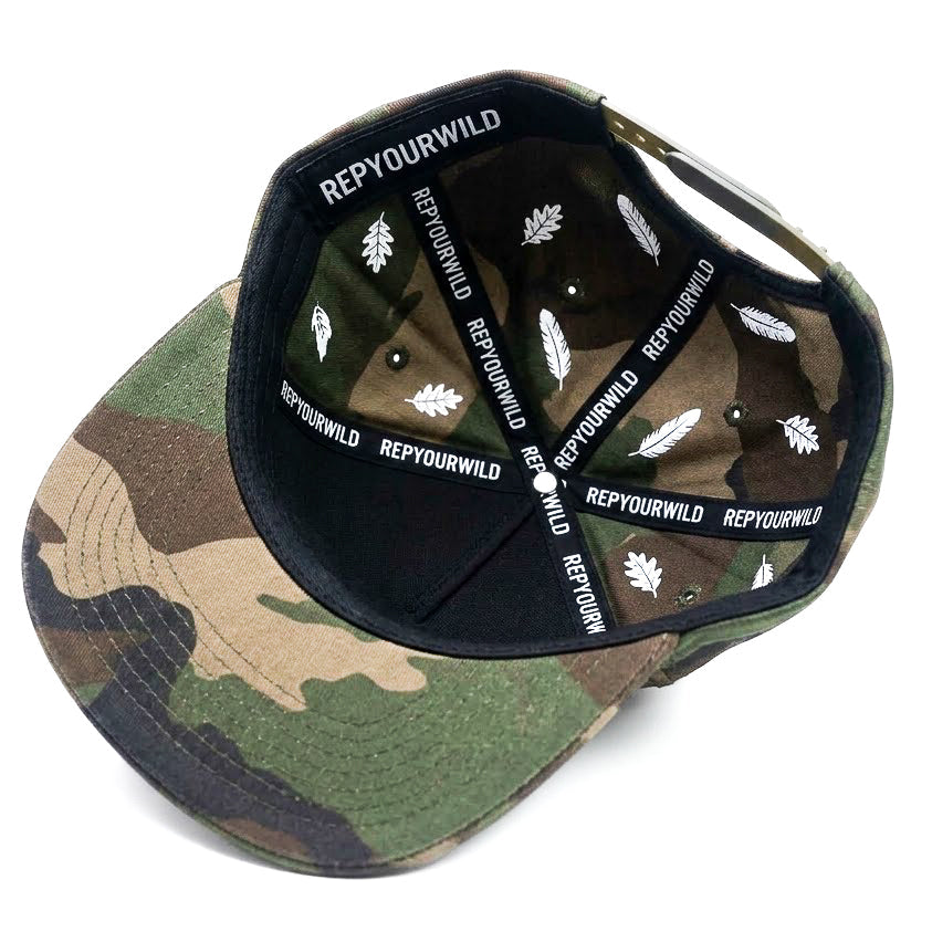 Repyourwild Camo Snapback Cap
