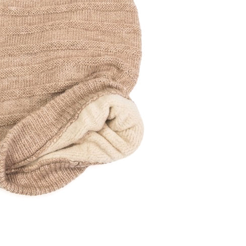 Oversized Nude Beanie