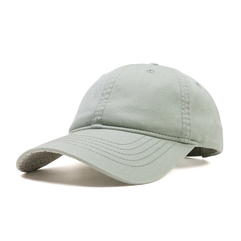 Ponytail Scrubed Tea Green Jeans Cap