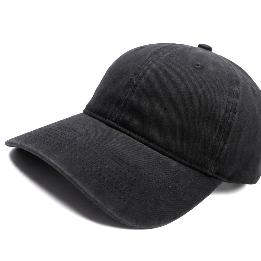 Black Denim Dad Hat