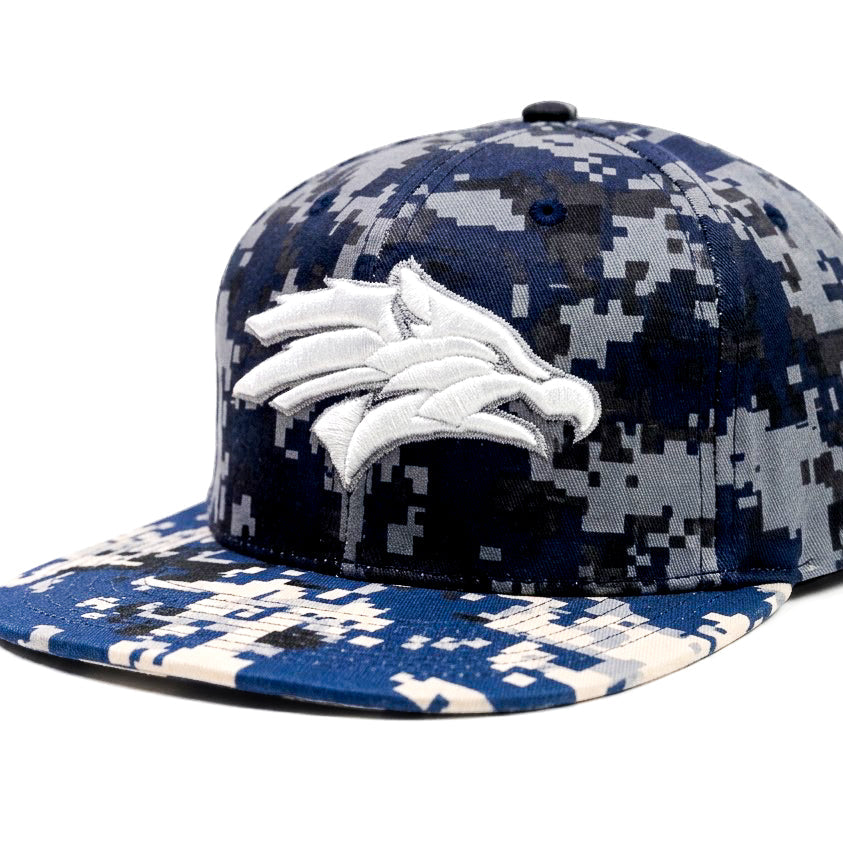 Zephyr White Tiger Mozaic Snapback Cap