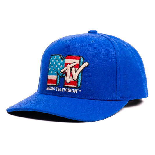 MTV Blue Snapback Cap