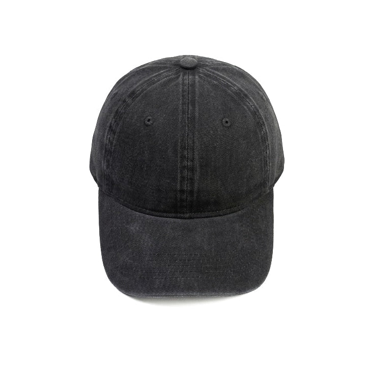 Black Denim Dad Hat