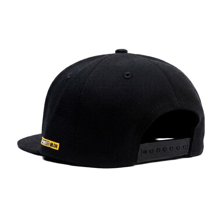 IN4MATION Respect Locals Black Snapback Cap