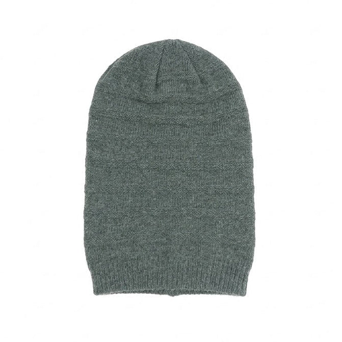 Oversized Paste Green Beanie