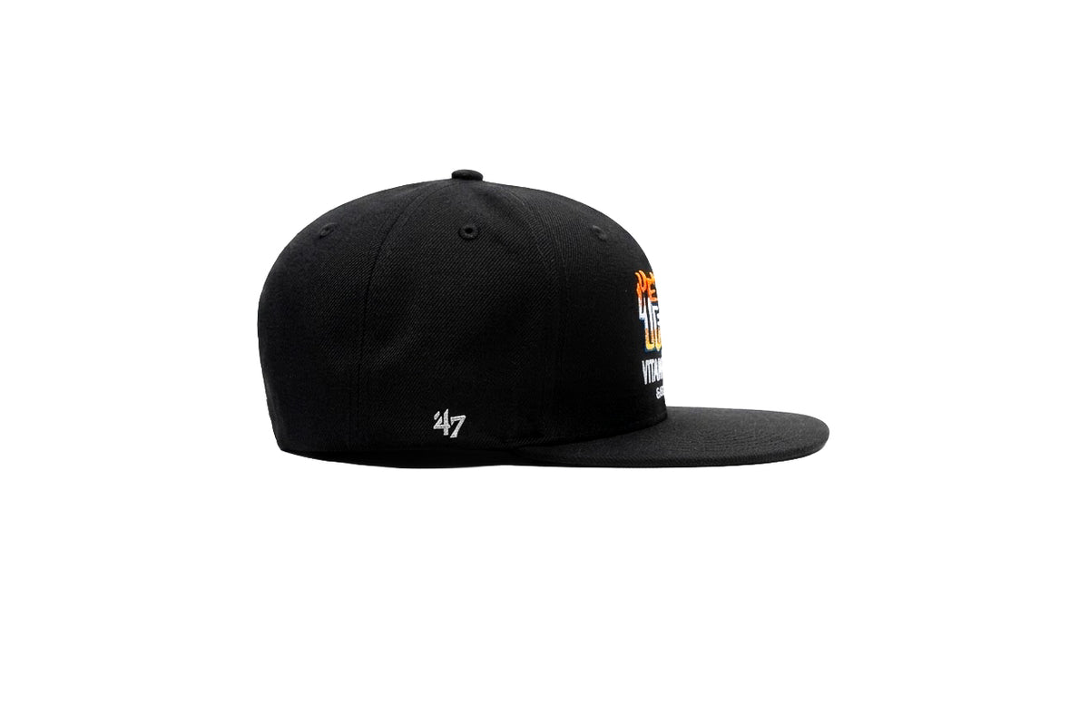 IN4MATION Respect Locals Black Snapback Cap