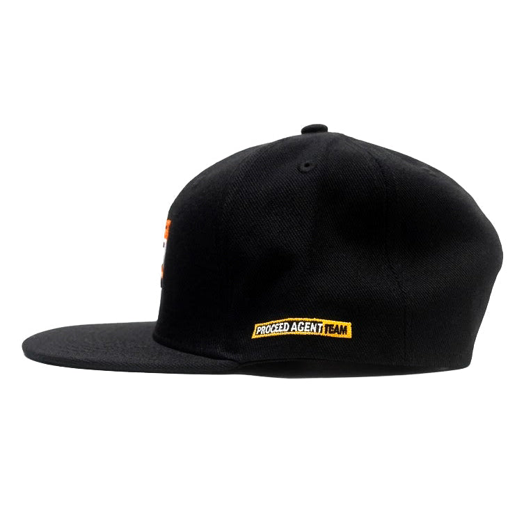 IN4MATION Estd 2002 Black Snapback Cap