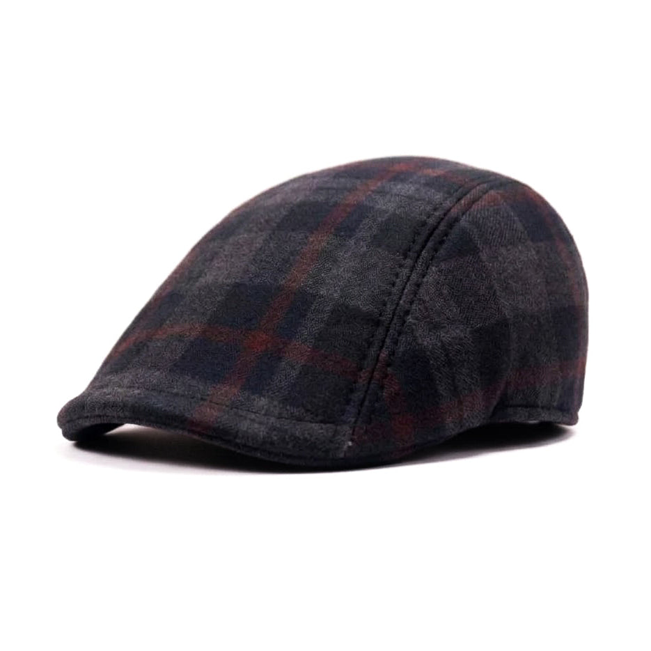 Red Arbitrage Newsboy Cap