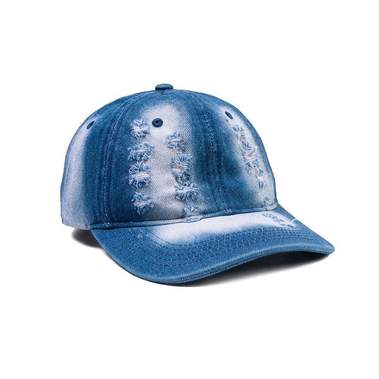 White Fade Rugged Jeans Cap